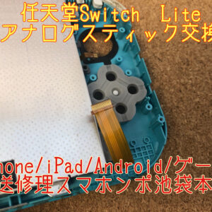 【任天堂Switch Lite】アナログスティックの反応がおかしい！そんな時は当店ににご相談ください！当店は池袋駅近徒歩１分！